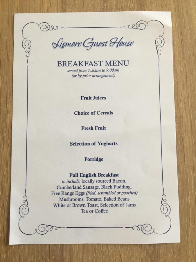 Lismore Guest House Whitehaven Εξωτερικό φωτογραφία
